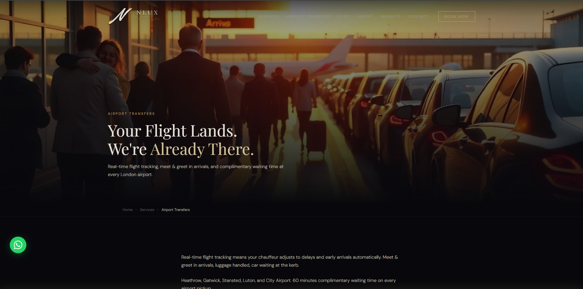 NLux Chauffeurs screenshot 3