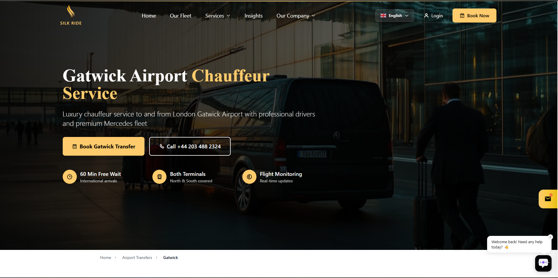 SilkRide Chauffeurs screenshot 3